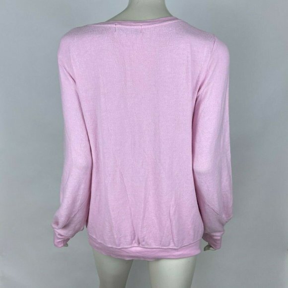 Dream Scene Rose All Day Sweatshirt Long Sleeve Pullover Scoop Neck Women L‎ - Picture 3 of 11